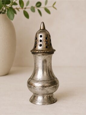 Vintage Silver Plate Muffineer Sugar Castor Shaker Antique Two's Company